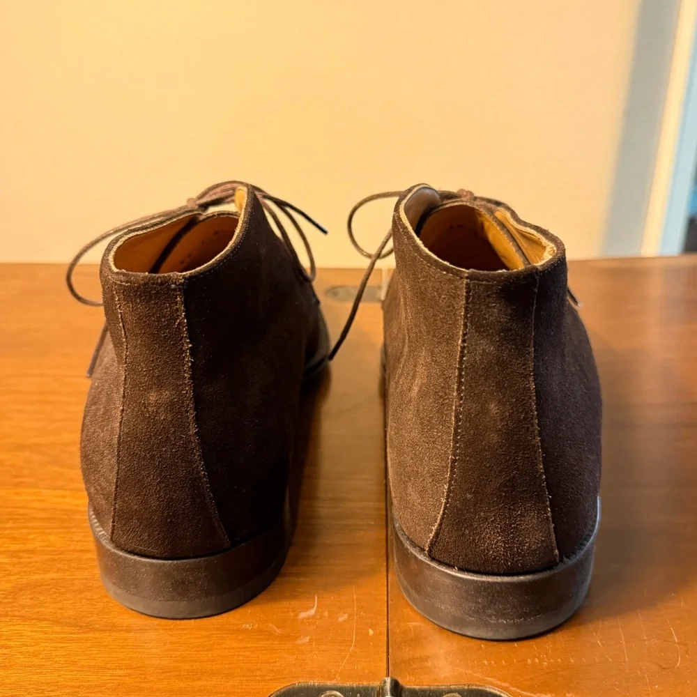Suitsupply Brown Suede Chukka Boots